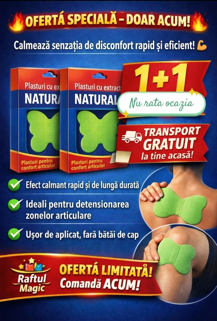 Plasturi cu Extract de Pelin – Confort și Relaxare