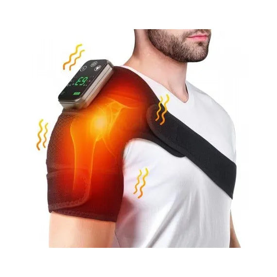 Aparat de masaj cu caldura si vibratii pentru genunchi umar si cot